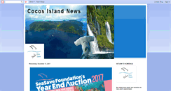 Desktop Screenshot of cocosislandnews.seasave.org